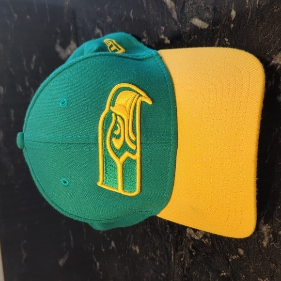 Seattle Seahawks green gold new era NFL hat large/x large football - Picture 11 of 11